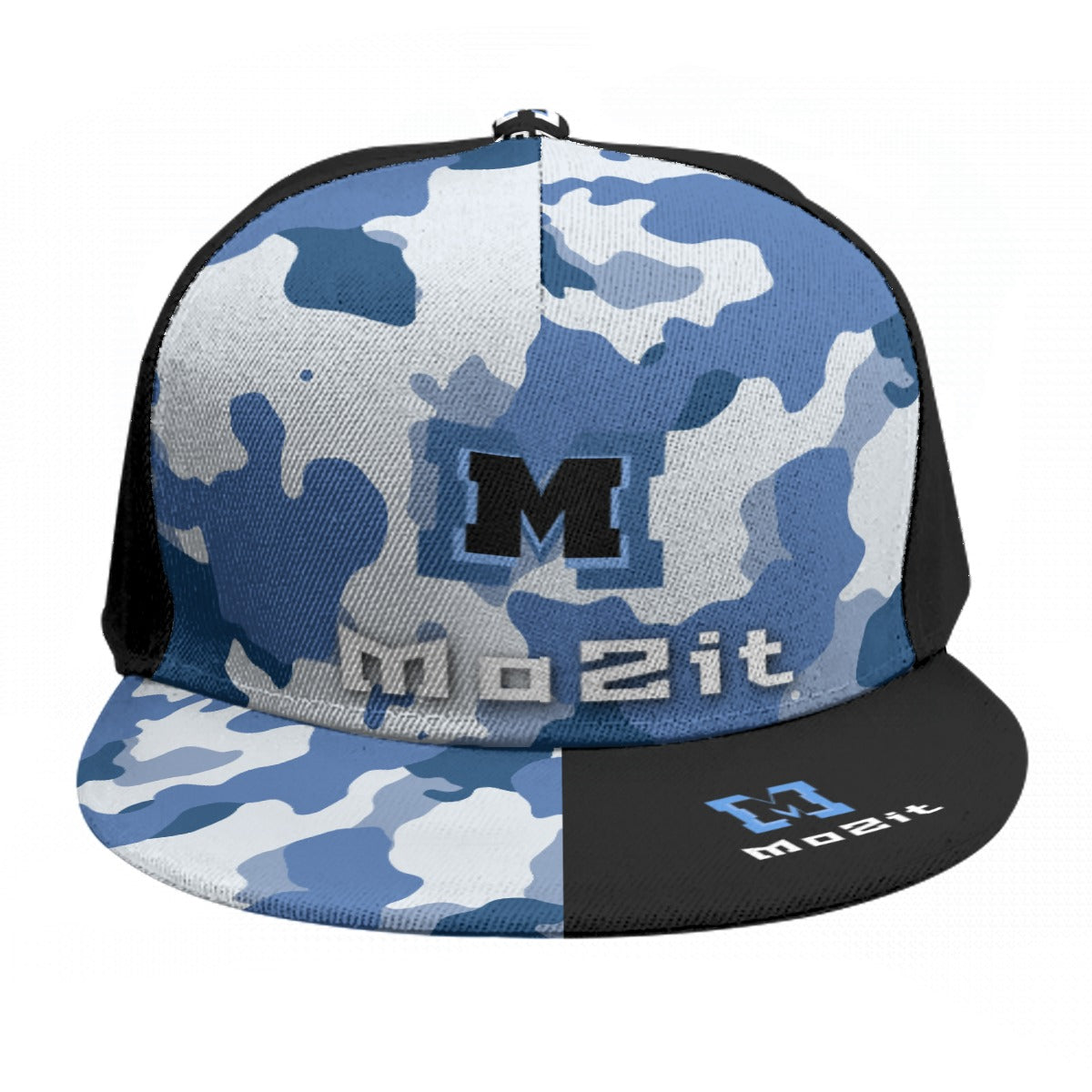 Baseball Cap With Flat Brim